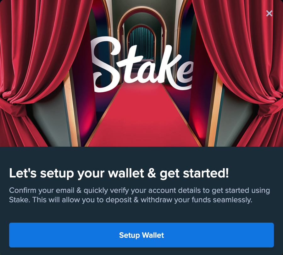 Create your casino account